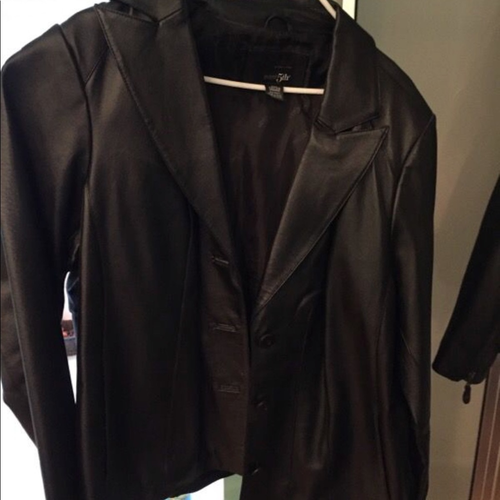 Leather jacket